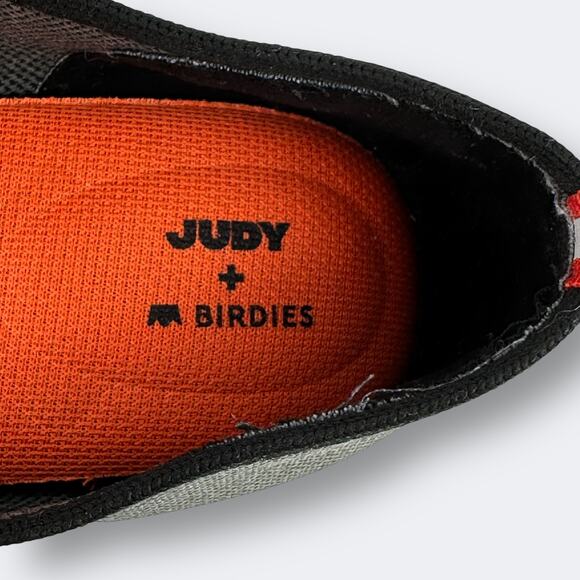 Judy + Birdies The Blackbird Gray Black Knit Loafer Shoes Womens Size 9 - Picture 7 of 8